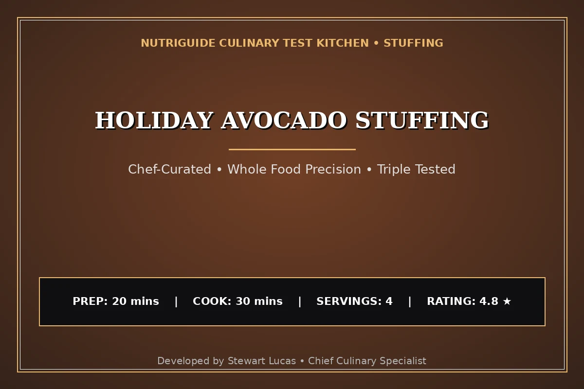 Holiday Avocado Stuffing