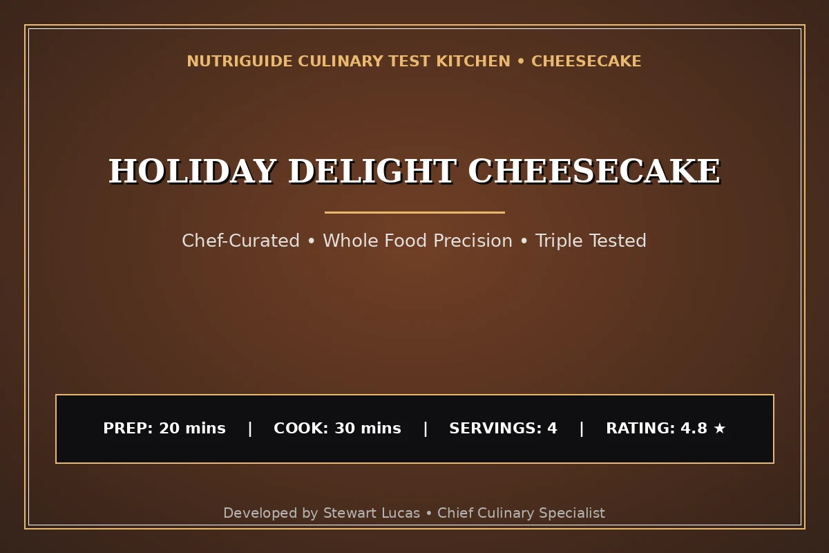 Holiday Delight Cheesecake