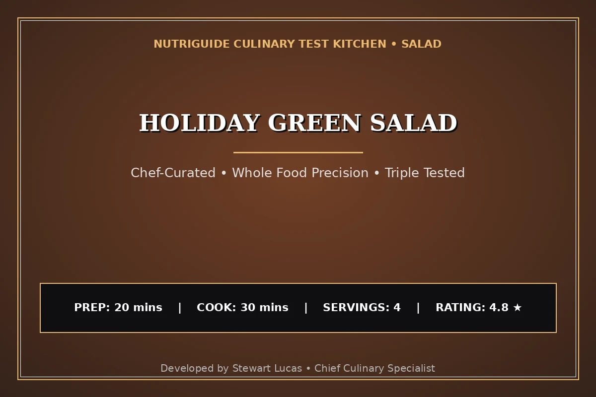 Holiday Green Salad