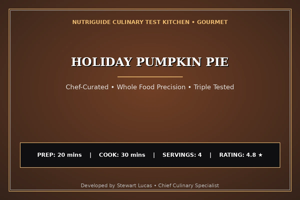 Holiday Pumpkin Pie