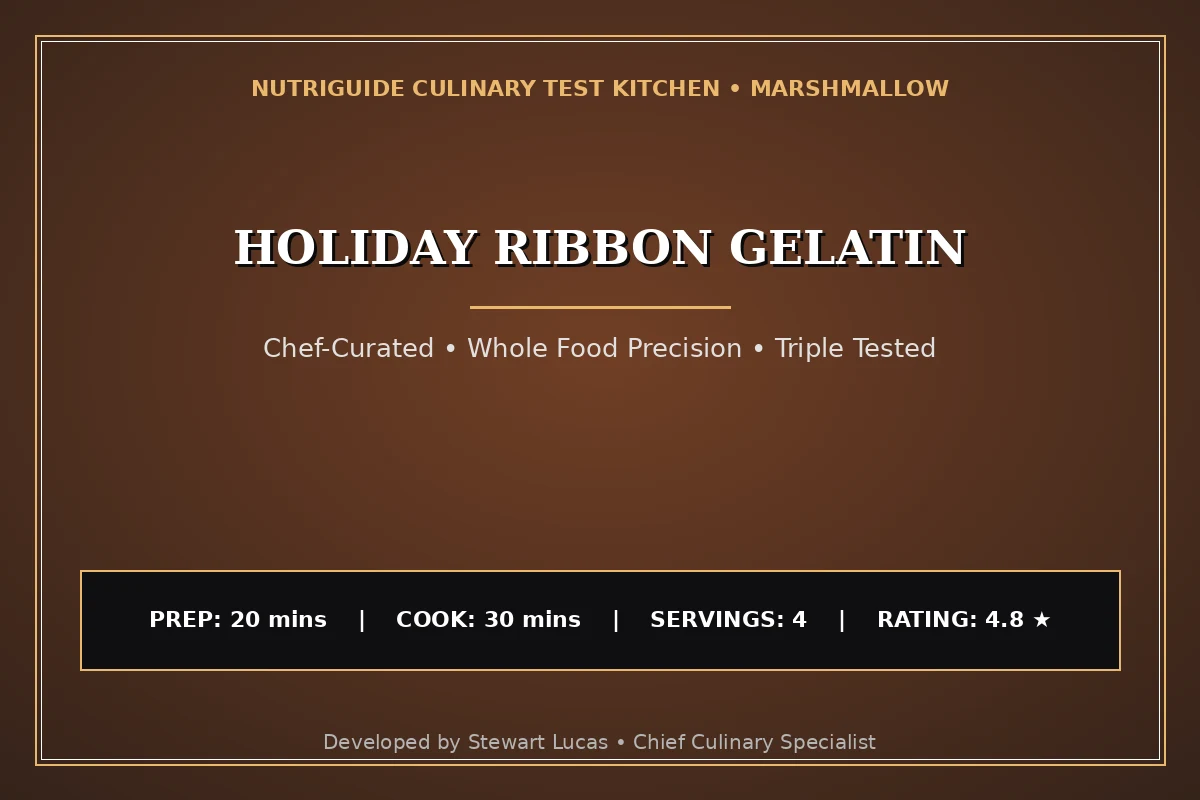 Holiday Ribbon Gelatin