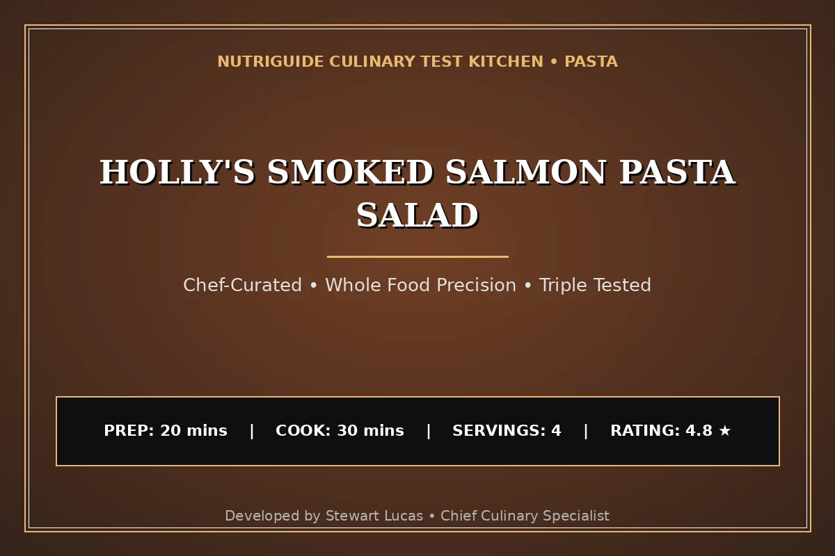 Holly'S Smoked Salmon Pasta Salad