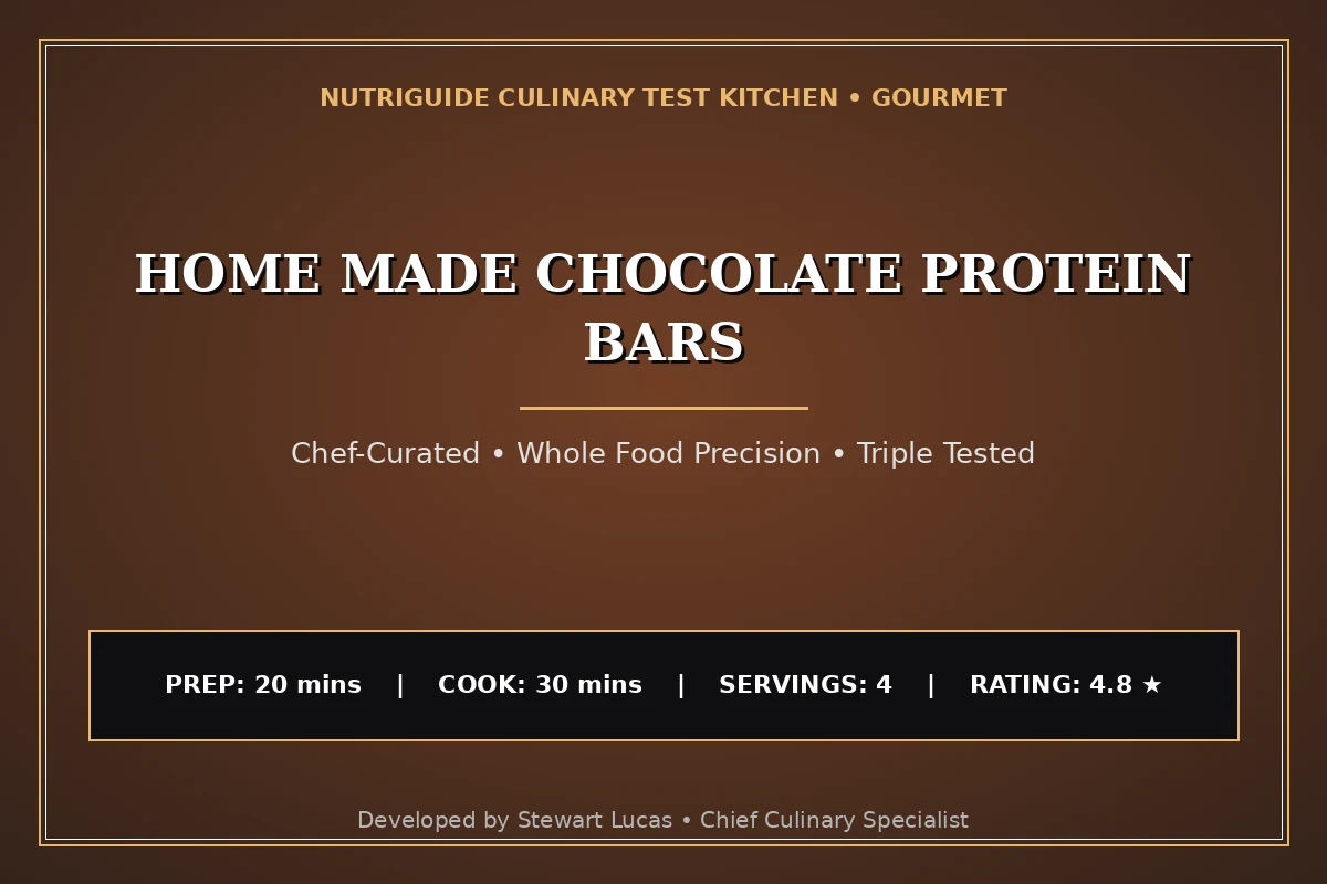 Home Made Chocolate Protein Bars