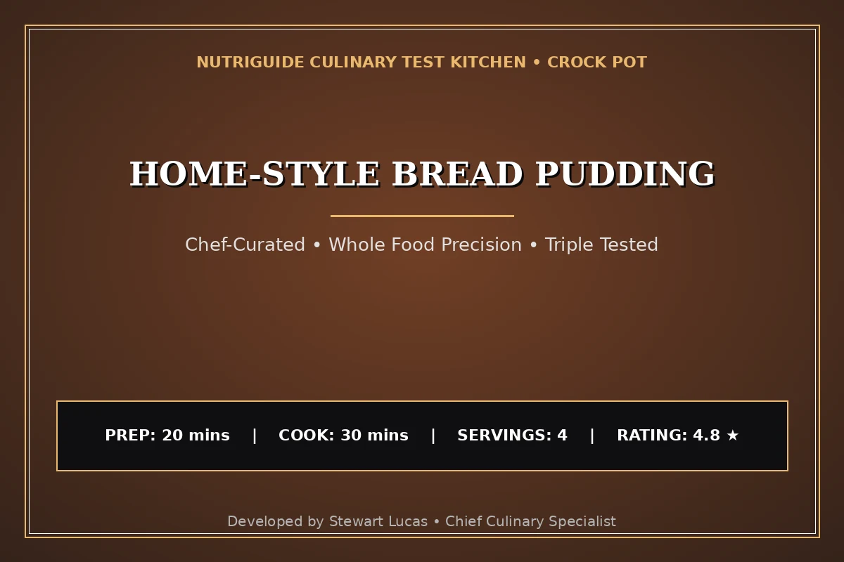 Home-Style Bread Pudding