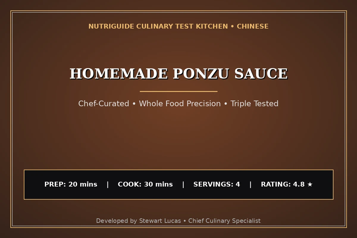 Homemade Ponzu Sauce