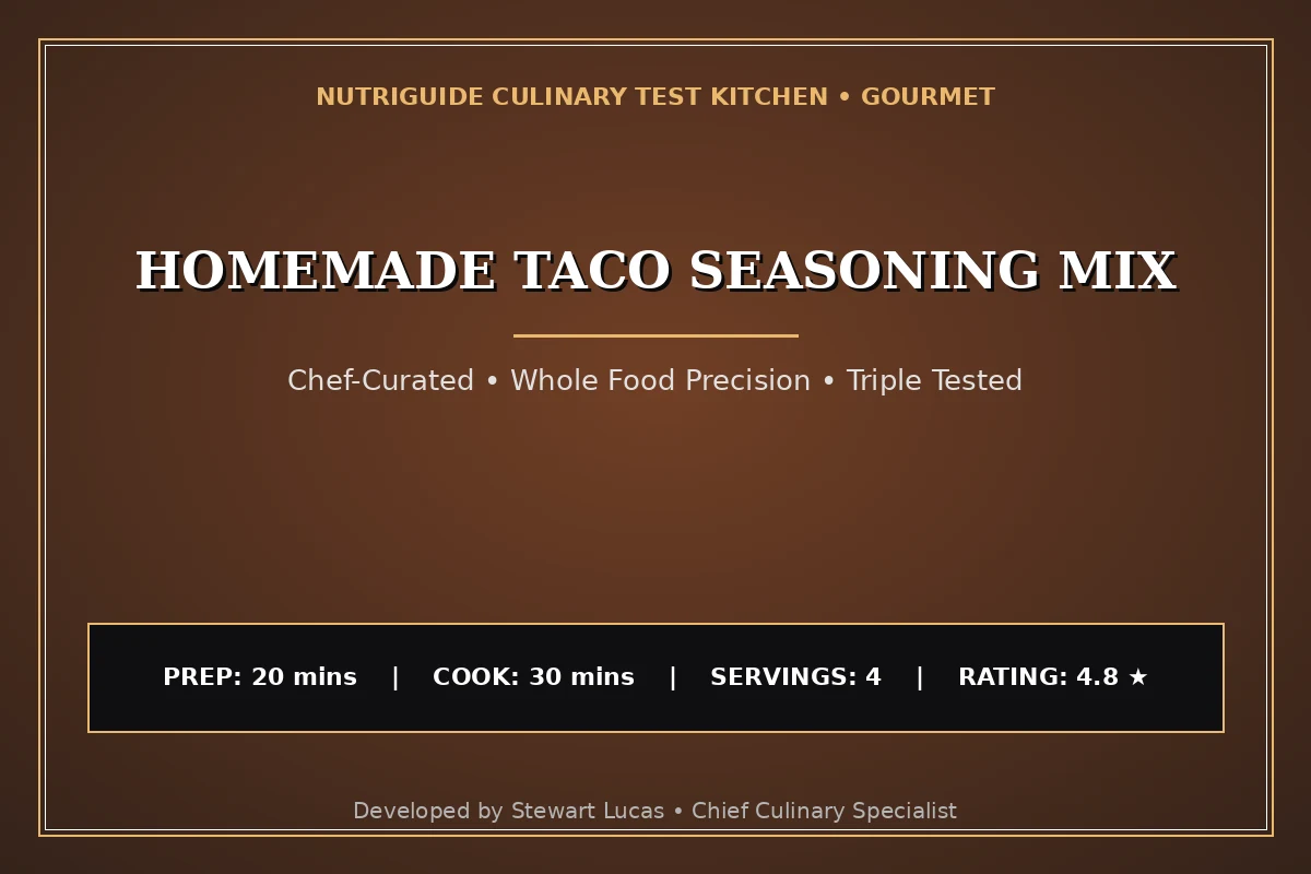 Homemade Taco Seasoning Mix