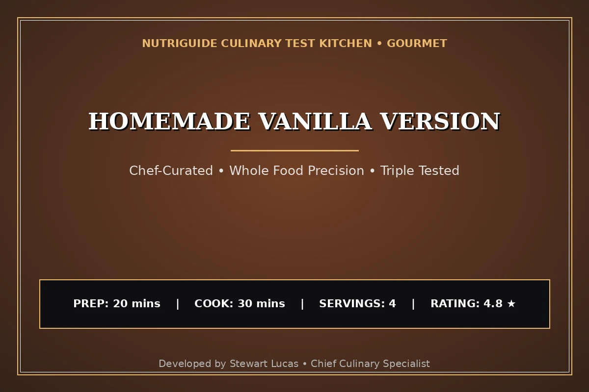 Homemade Vanilla Version