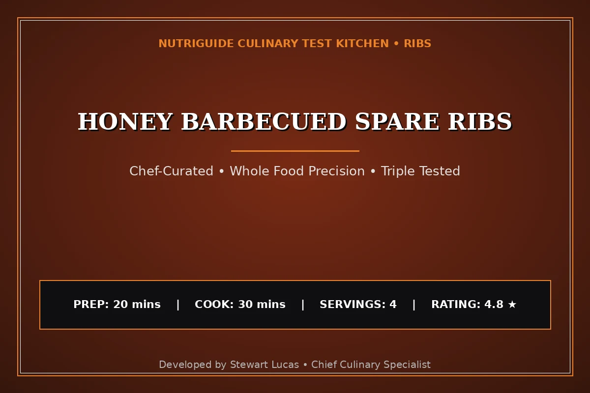 Honey Barbecued Spare Ribs