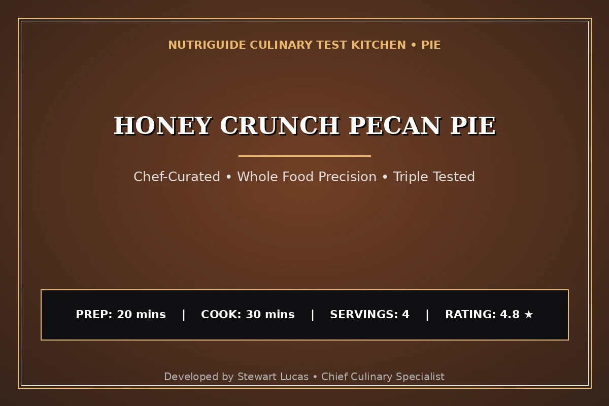 Honey Crunch Pecan Pie