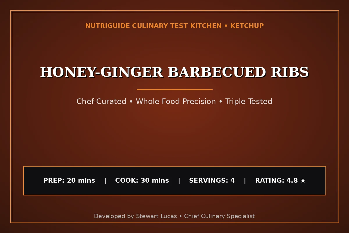 Honey-Ginger Barbecued Ribs