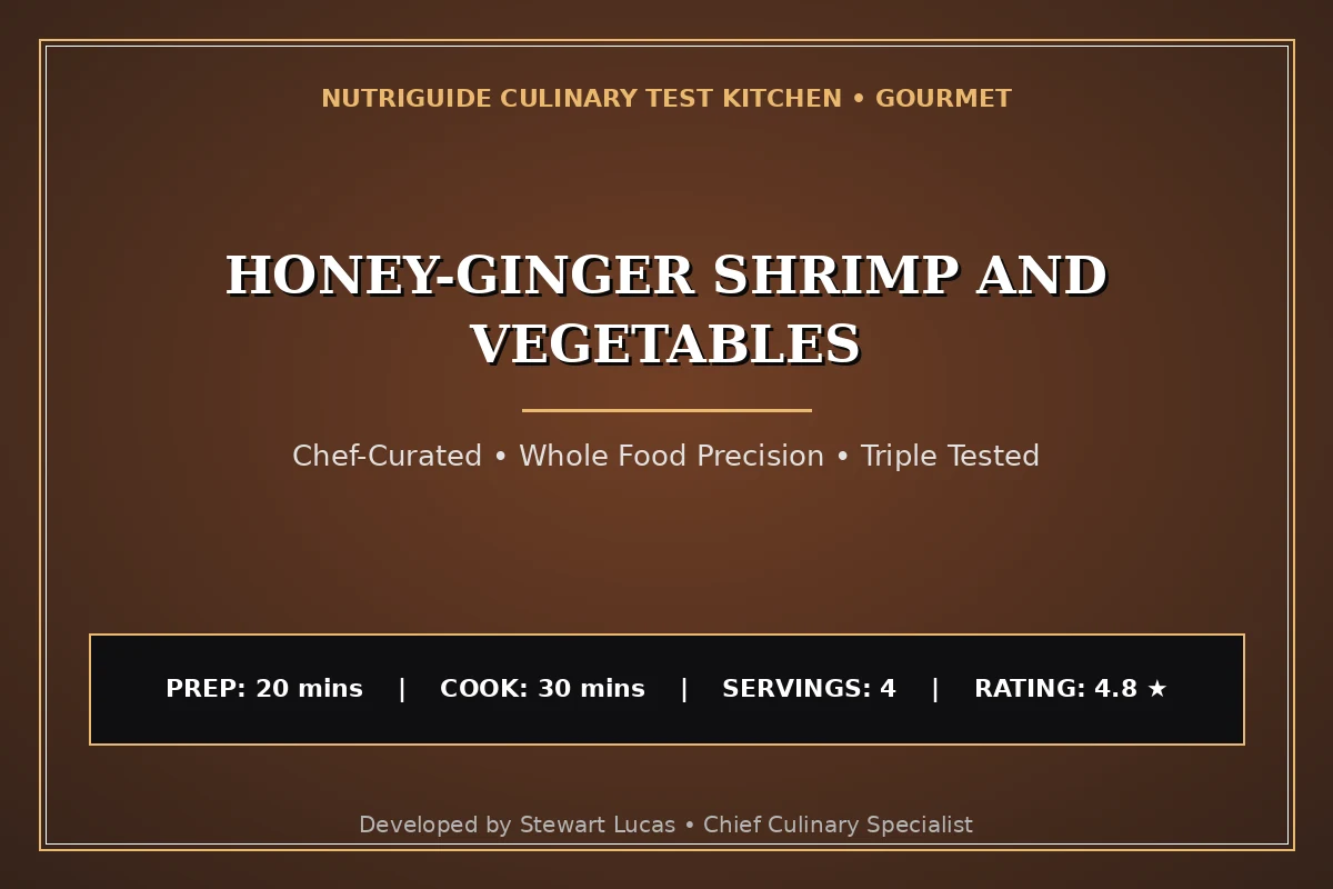 Honey-Ginger Shrimp And Vegetables