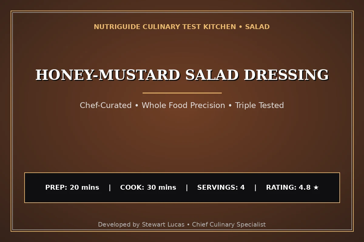 Honey-Mustard Salad Dressing