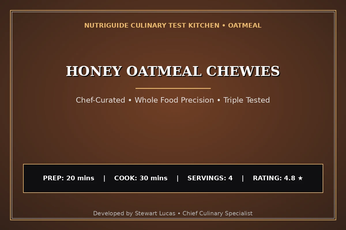 Honey Oatmeal Chewies