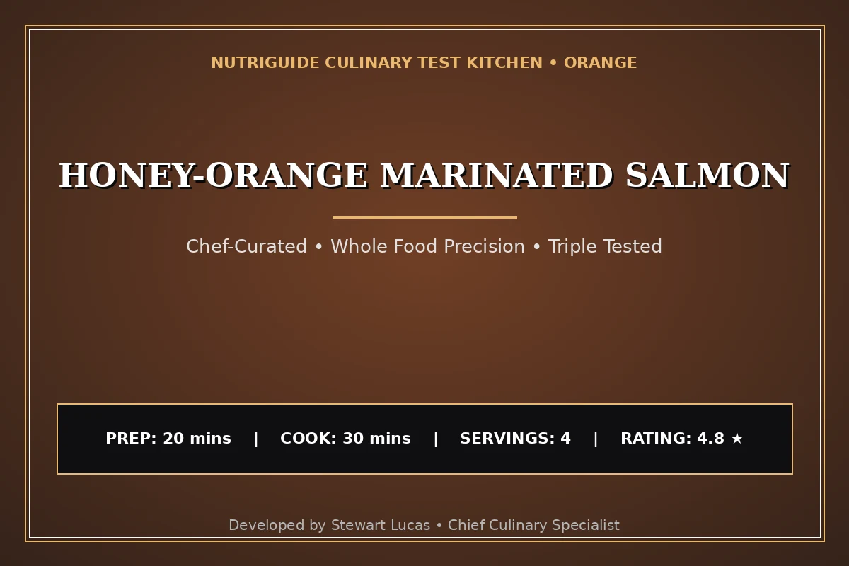 Honey-Orange Marinated Salmon