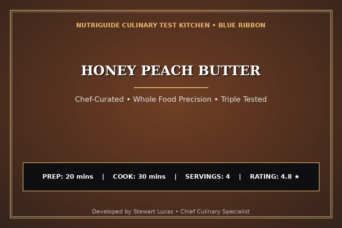 Honey Peach Butter