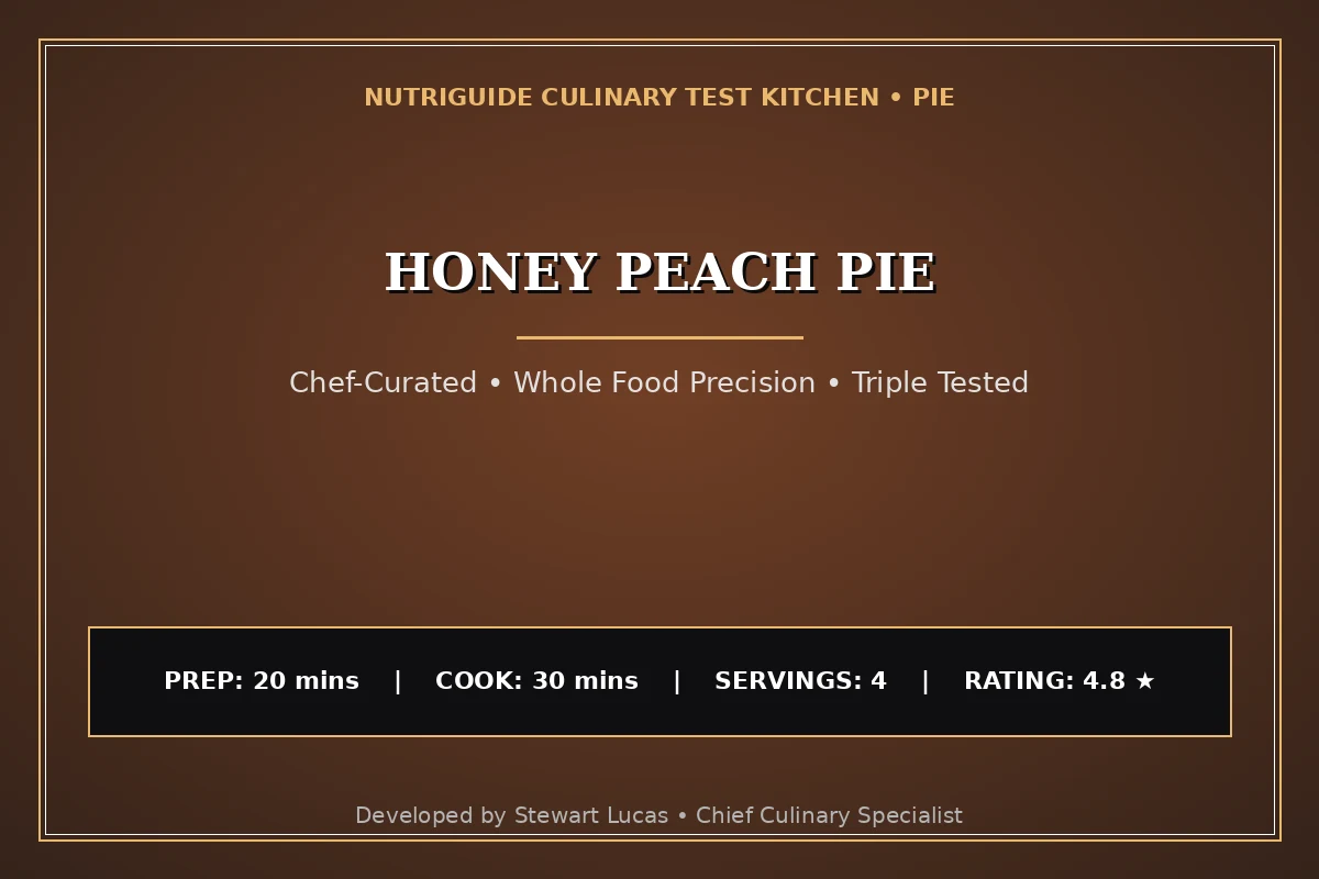Honey Peach Pie