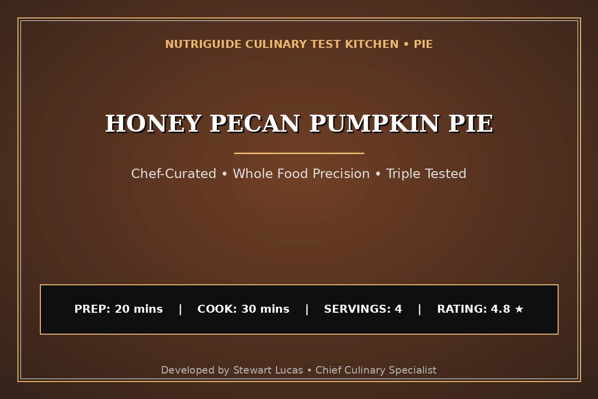 Honey Pecan Pumpkin Pie