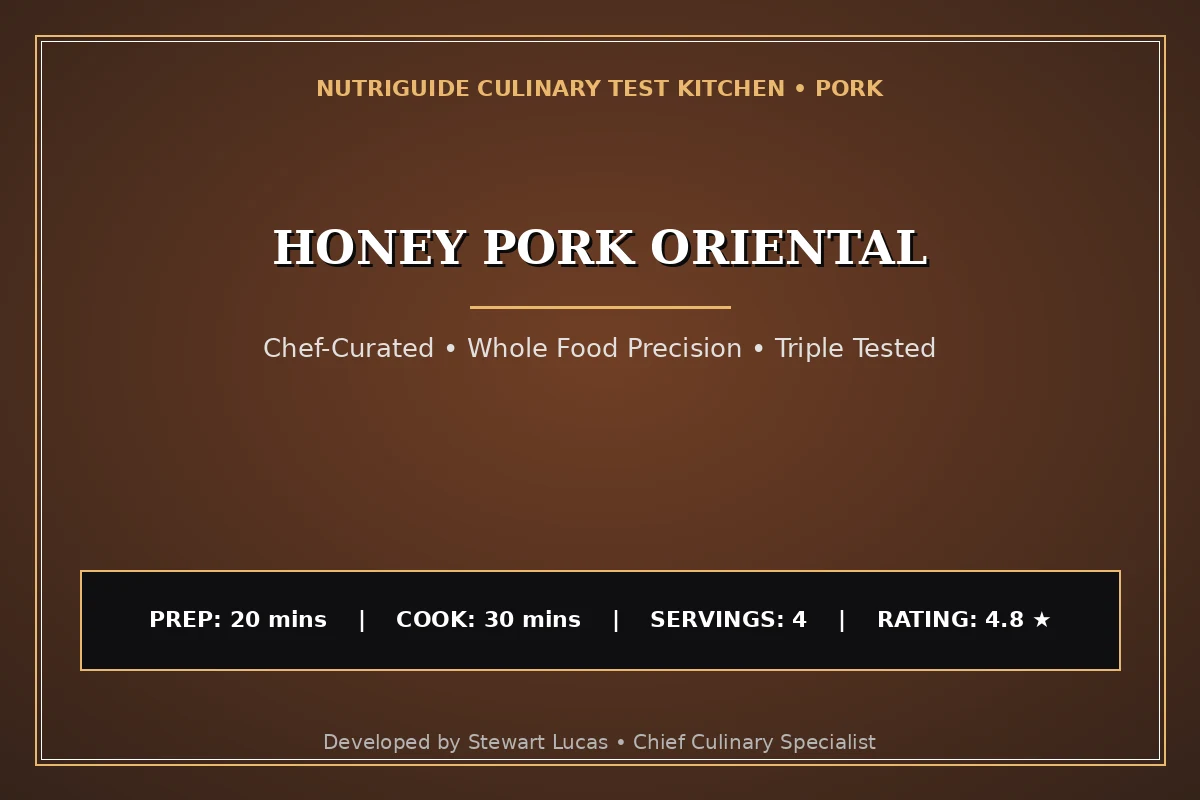 Honey Pork Oriental