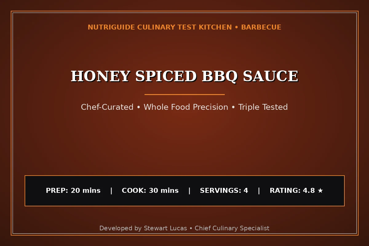 Honey Spiced Bbq Sauce