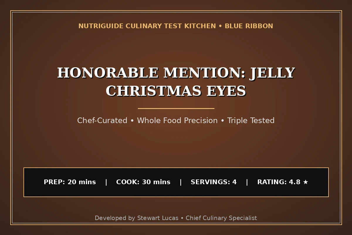 Honorable Mention: Jelly Christmas Eyes