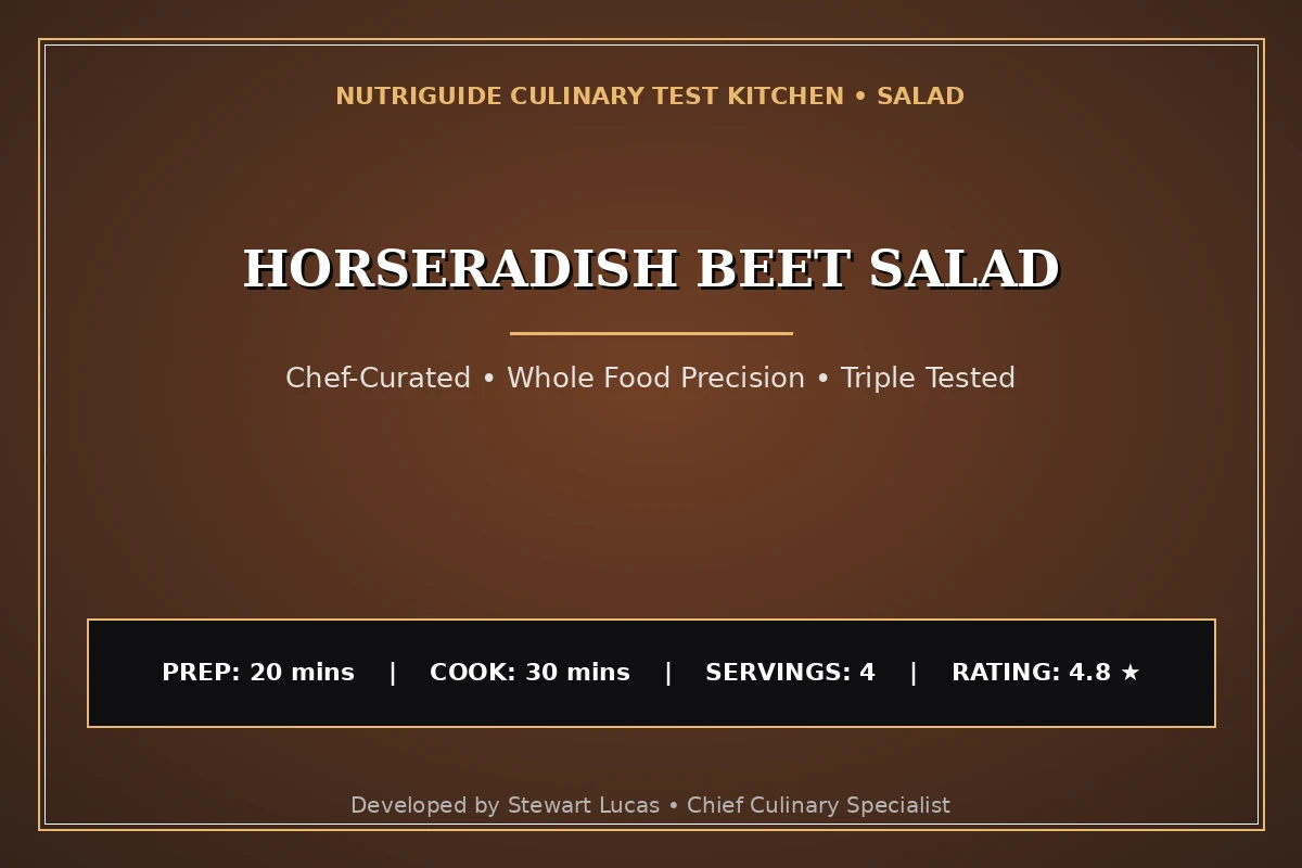 Horseradish Beet Salad