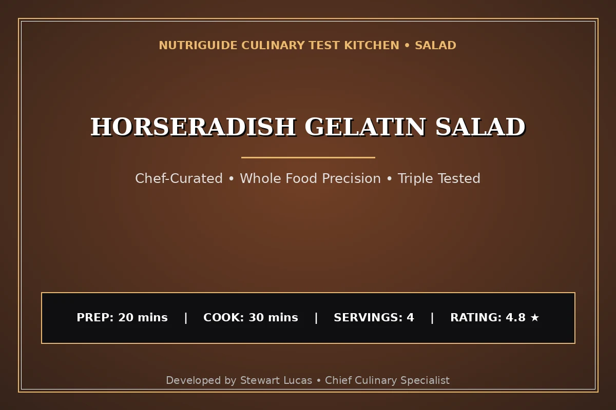 Horseradish Gelatin Salad