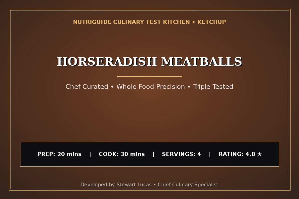 Horseradish Meatballs