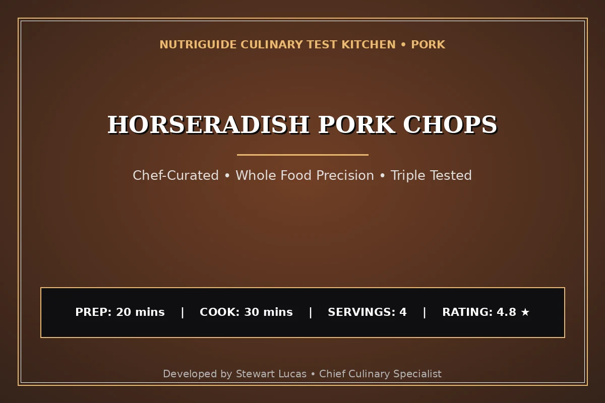 Horseradish Pork Chops
