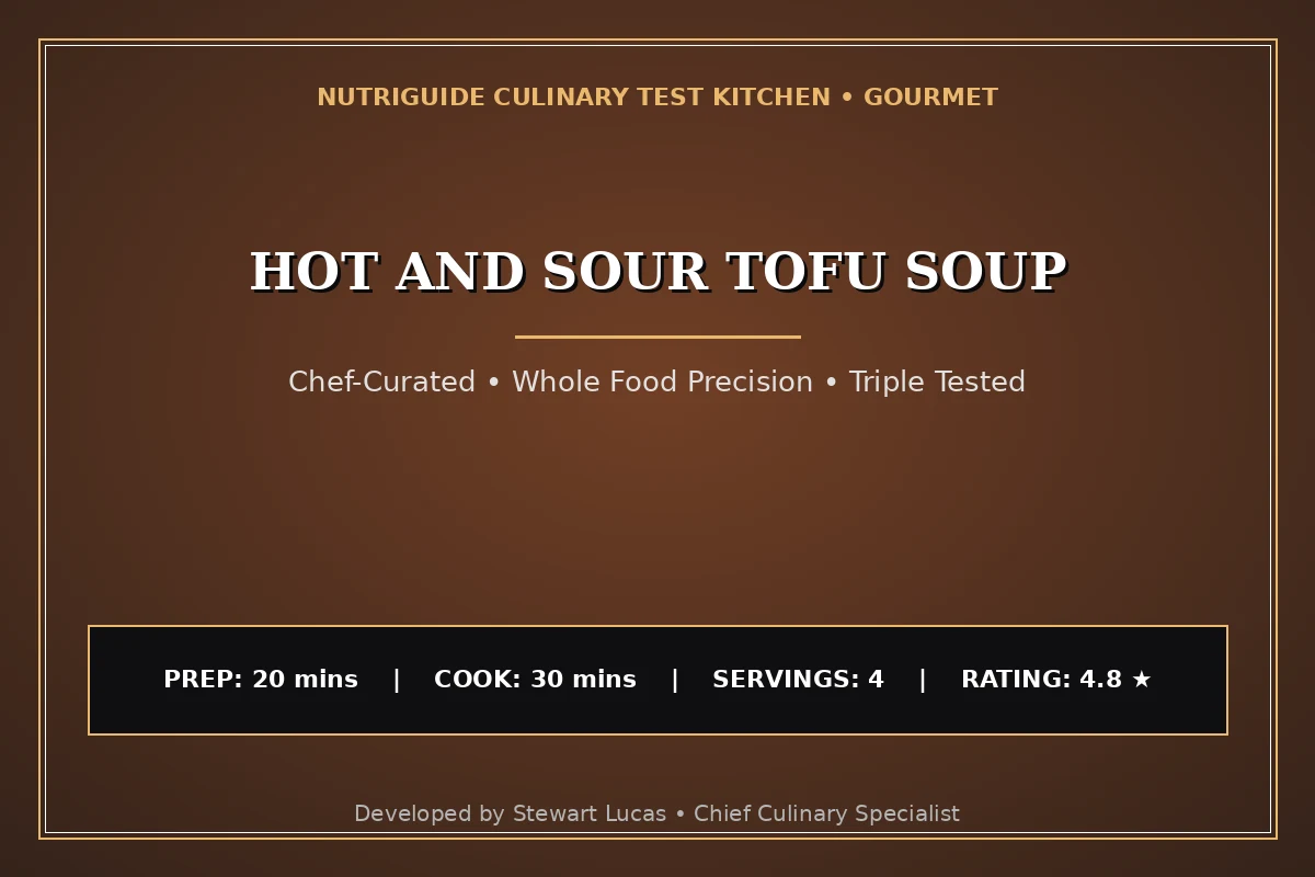 Hot And Sour Tofu Soup