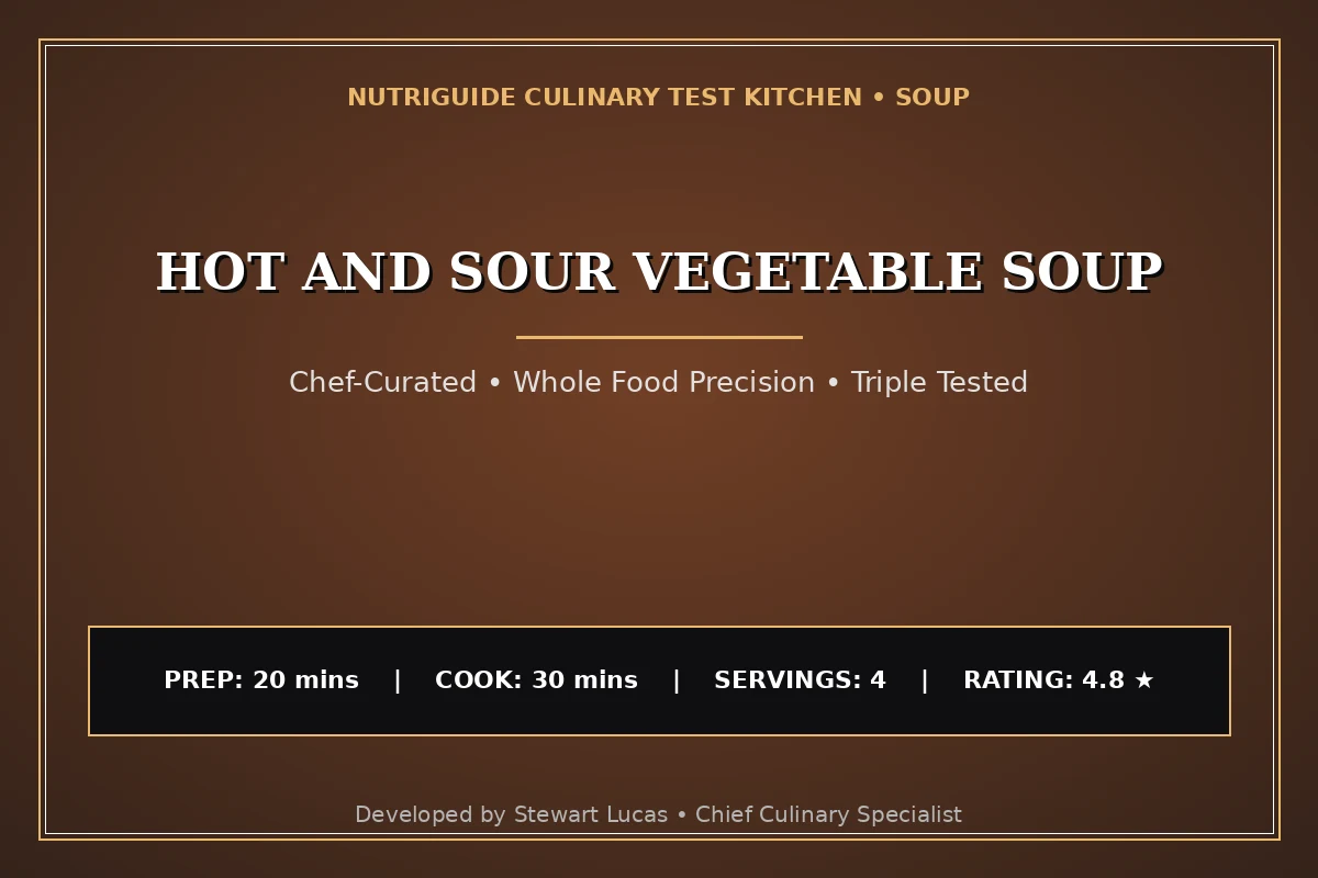 Hot And Sour Vegetable Soup