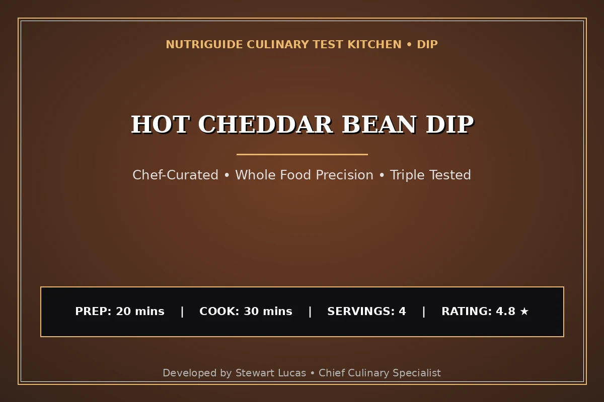 Hot Cheddar Bean Dip