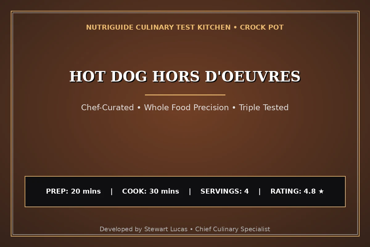 Hot Dog Hors D'Oeuvres