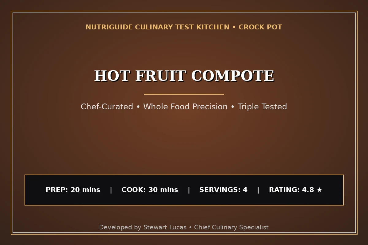 Hot Fruit Compote
