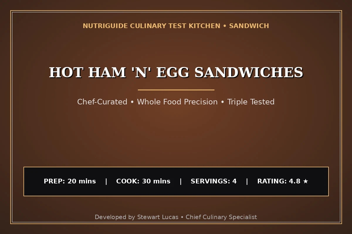 Hot Ham 'N' Egg Sandwiches