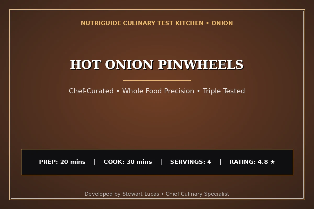 Hot Onion Pinwheels