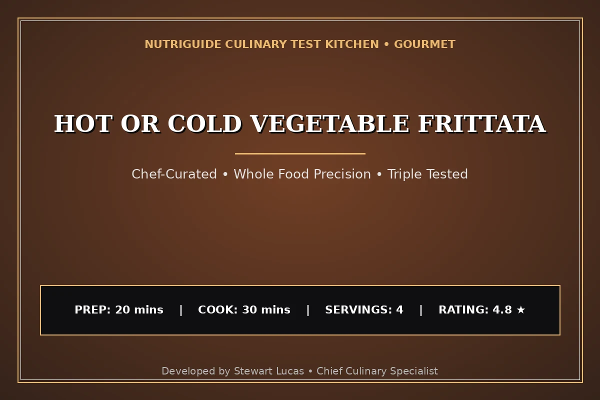Hot Or Cold Vegetable Frittata