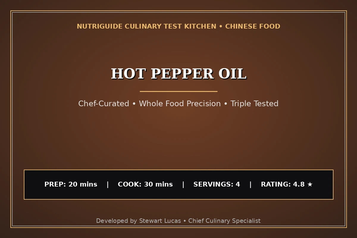 Hot Pepper Oil