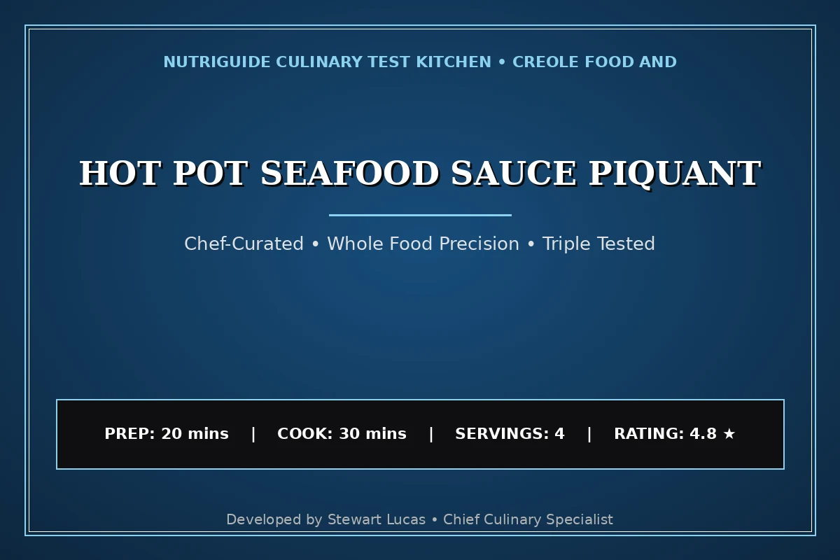 Hot Pot Seafood Sauce Piquant