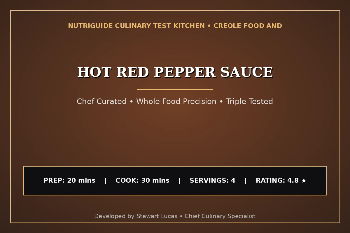 Hot Red Pepper Sauce