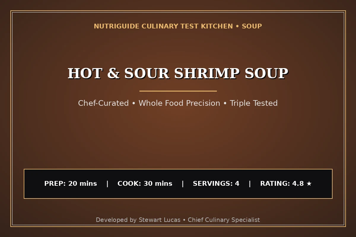Hot & Sour Shrimp Soup