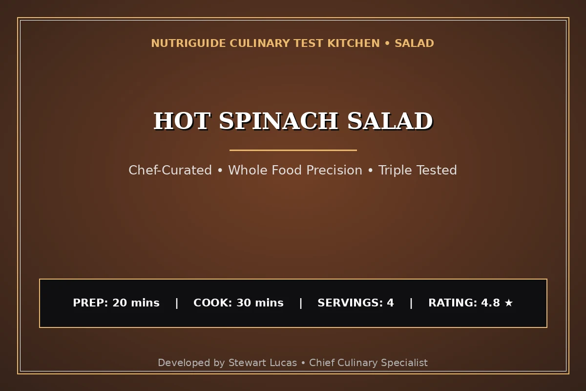 Hot Spinach Salad