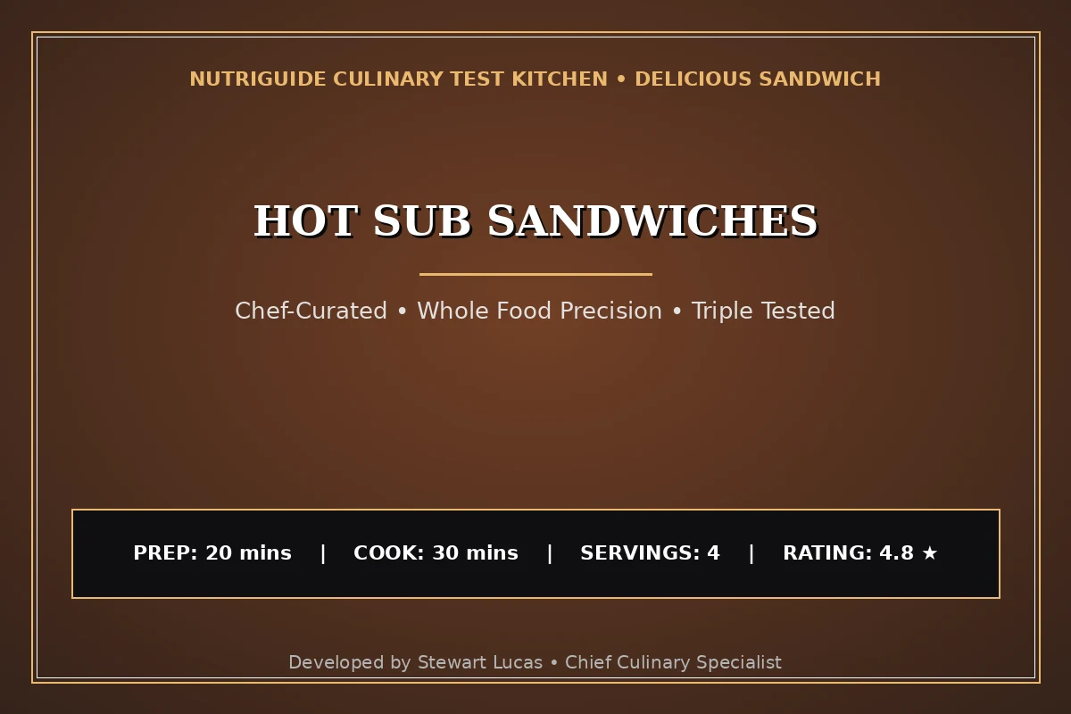 Hot Sub Sandwiches