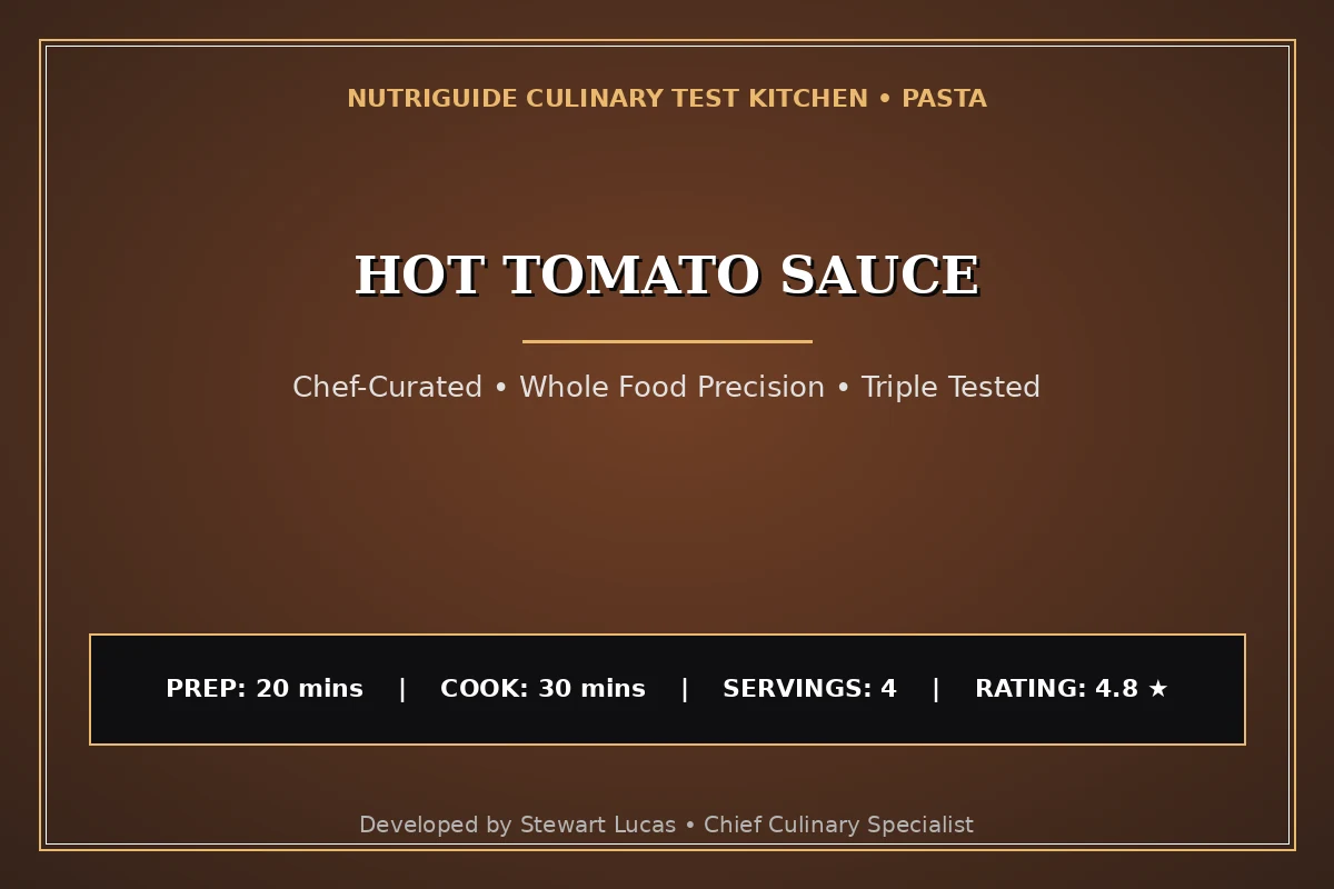 Hot Tomato Sauce