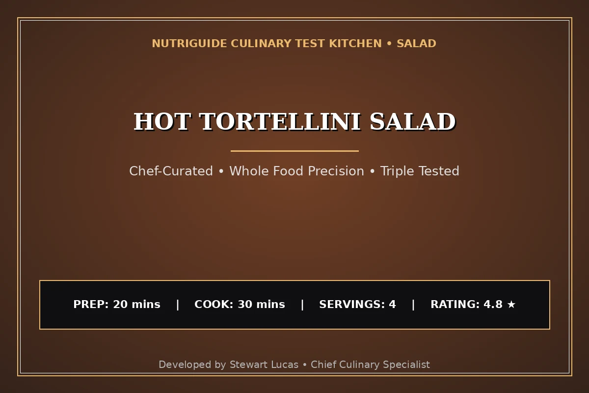 Hot Tortellini Salad