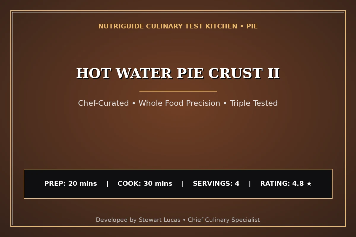 Hot Water Pie Crust Ii