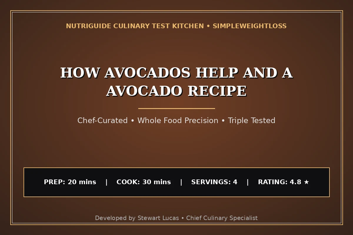 How Avocados Help And A Avocado Recipe
