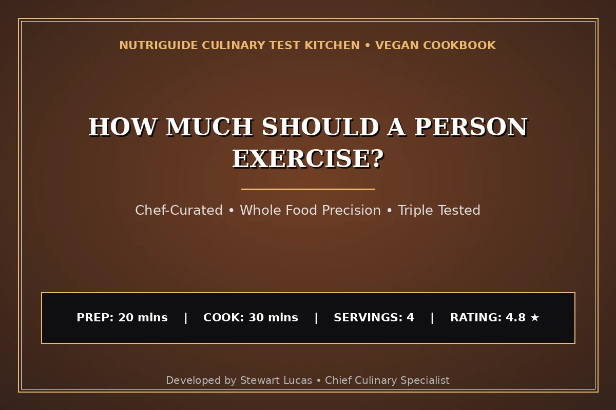 How Much Should A Person Exercise?