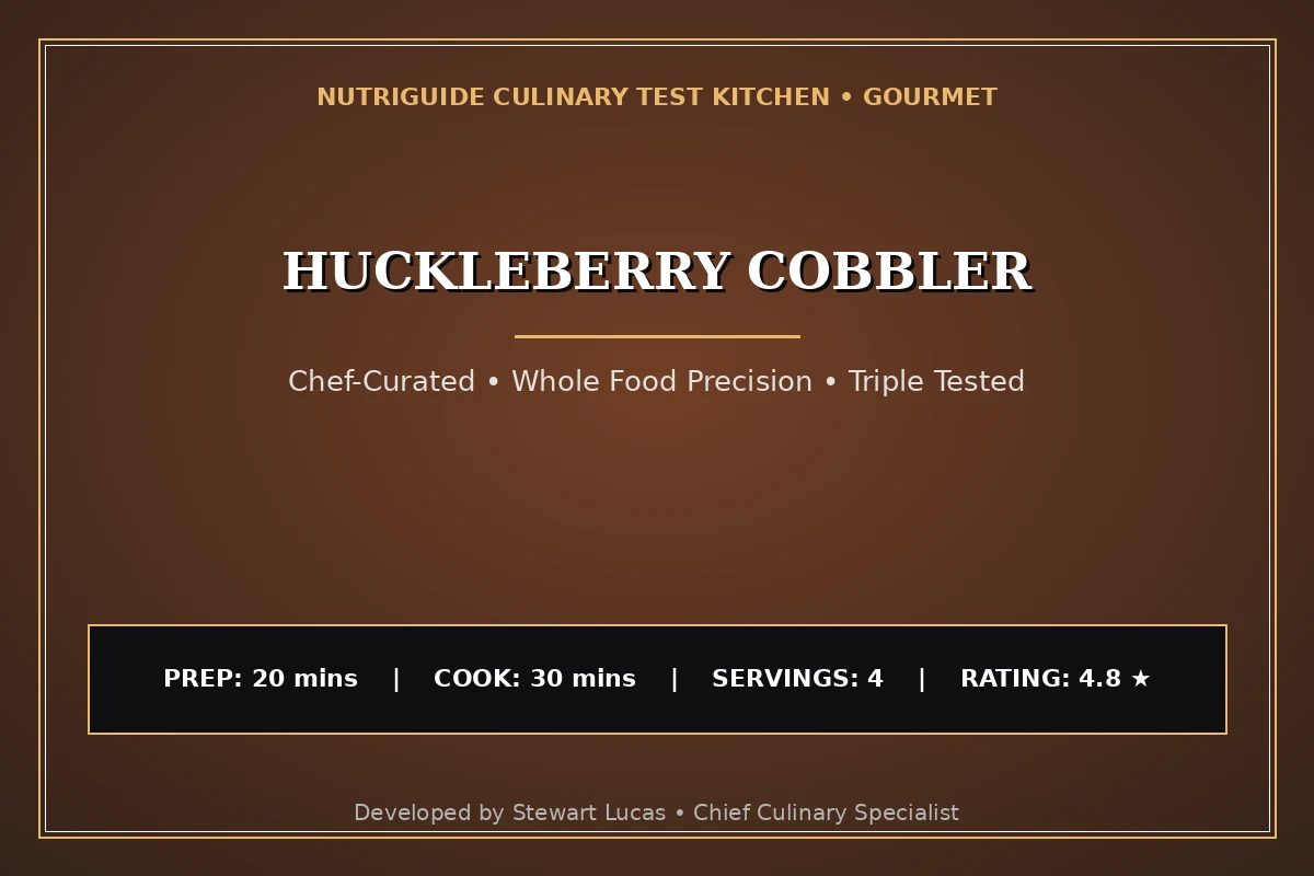 Huckleberry Cobbler