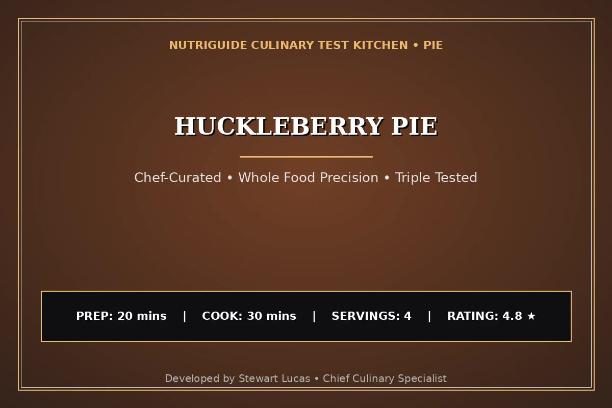 Huckleberry Pie
