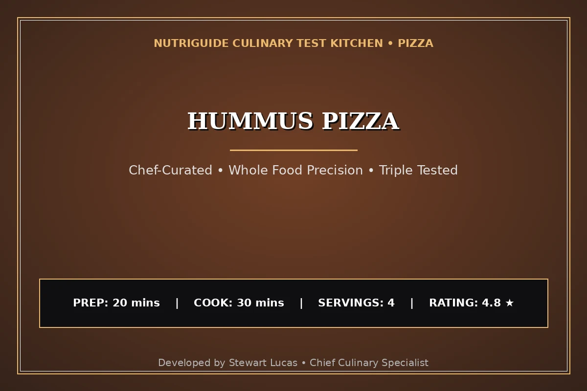Hummus Pizza